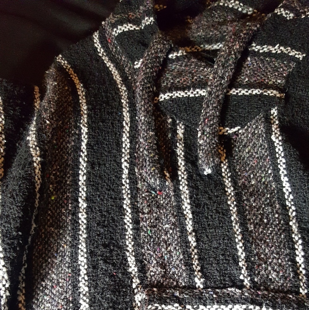 Knit Maze Striped Hoodie